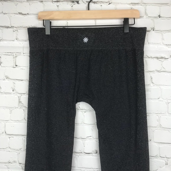 Athleta Shimmer Workout Athlesuire Leggings - Picture 3 of 5